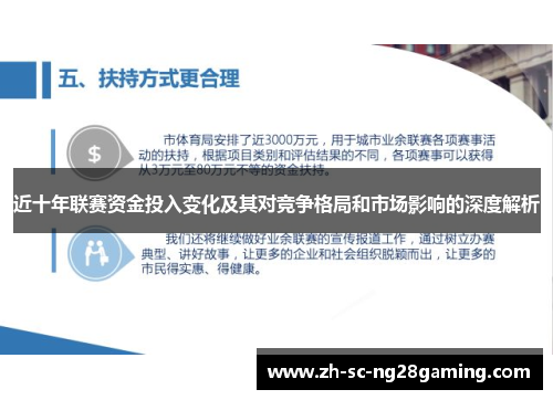 近十年联赛资金投入变化及其对竞争格局和市场影响的深度解析